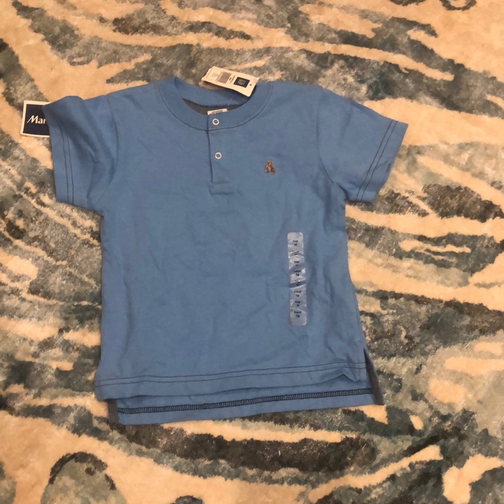 NWT baby gap blue short sleeve xl